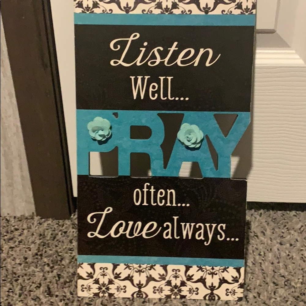 Really pretty wooden sign